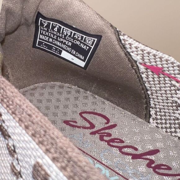 Women's Skechers, Cleo 2.0 - Be Amazed Flat Tan Size 7 - Picture 6 of 14